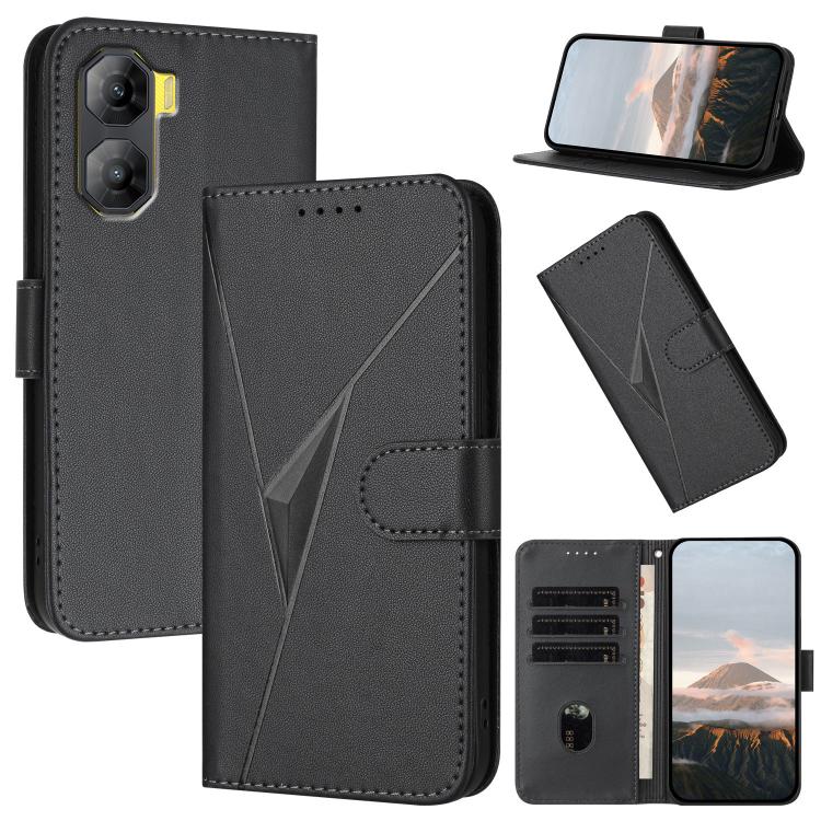 Triangle Pattern Buckle Clasp Leather Phone Case, For ZTE nubia Air Pro 5G, For ZTE nubia Neo 5 Pro 5G, For ZTE nubia Neo 5 5G, For ZTE nubia Neo 5 GT 5G, For ZTE Blade V80 Vita, For ZTE nubia V80 Max, For ZTE Blade A56 Pro, For ZTE Blade A76 5G       ...