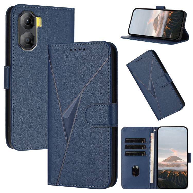 Triangle Pattern Buckle Clasp Leather Phone Case, For ZTE nubia Air Pro 5G, For ZTE nubia Neo 5 Pro 5G, For ZTE nubia Neo 5 5G, For ZTE nubia Neo 5 GT 5G, For ZTE Blade V80 Vita, For ZTE nubia V80 Max, For ZTE Blade A56 Pro, For ZTE Blade A76 5G       ...