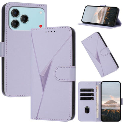 Triangle Pattern Buckle Clasp Leather Phone Case, For ZTE nubia Air Pro 5G, For ZTE nubia Neo 5 Pro 5G, For ZTE nubia Neo 5 5G, For ZTE nubia Neo 5 GT 5G, For ZTE Blade V80 Vita, For ZTE nubia V80 Max, For ZTE Blade A56 Pro, For ZTE Blade A76 5G       ...
