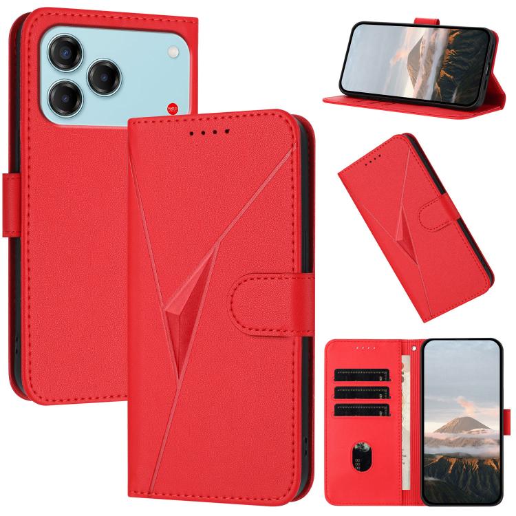 Triangle Pattern Buckle Clasp Leather Phone Case, For ZTE nubia Air Pro 5G, For ZTE nubia Neo 5 Pro 5G, For ZTE nubia Neo 5 5G, For ZTE nubia Neo 5 GT 5G, For ZTE Blade V80 Vita, For ZTE nubia V80 Max, For ZTE Blade A56 Pro, For ZTE Blade A76 5G       ...