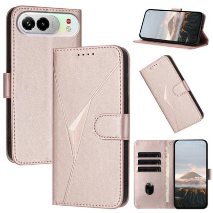 Triangle Pattern Buckle Clasp Leather Phone Case, For ZTE nubia Air Pro 5G, For ZTE nubia Neo 5 Pro 5G, For ZTE nubia Neo 5 5G, For ZTE nubia Neo 5 GT 5G, For ZTE Blade V80 Vita, For ZTE nubia V80 Max, For ZTE Blade A56 Pro, For ZTE Blade A76 5G       ...
