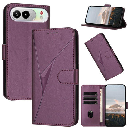 Triangle Pattern Buckle Clasp Leather Phone Case, For ZTE nubia Air Pro 5G, For ZTE nubia Neo 5 Pro 5G, For ZTE nubia Neo 5 5G, For ZTE nubia Neo 5 GT 5G, For ZTE Blade V80 Vita, For ZTE nubia V80 Max, For ZTE Blade A56 Pro, For ZTE Blade A76 5G       ...