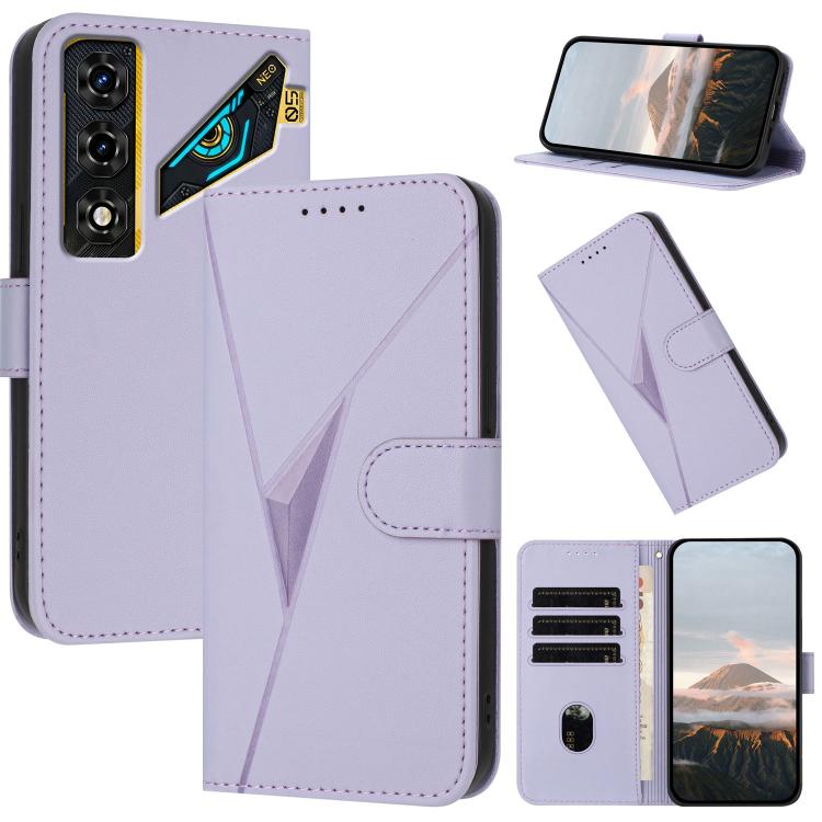Triangle Pattern Buckle Clasp Leather Phone Case, For ZTE nubia Air Pro 5G, For ZTE nubia Neo 5 Pro 5G, For ZTE nubia Neo 5 5G, For ZTE nubia Neo 5 GT 5G, For ZTE Blade V80 Vita, For ZTE nubia V80 Max, For ZTE Blade A56 Pro, For ZTE Blade A76 5G       ...