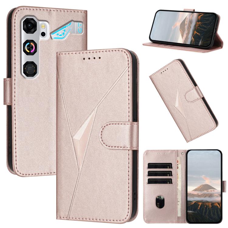 Triangle Pattern Buckle Clasp Leather Phone Case, For ZTE nubia Air Pro 5G, For ZTE nubia Neo 5 Pro 5G, For ZTE nubia Neo 5 5G, For ZTE nubia Neo 5 GT 5G, For ZTE Blade V80 Vita, For ZTE nubia V80 Max, For ZTE Blade A56 Pro, For ZTE Blade A76 5G       ...