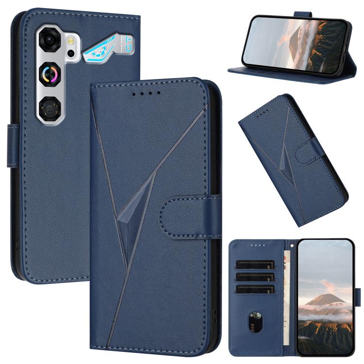 Triangle Pattern Buckle Clasp Leather Phone Case, For ZTE nubia Air Pro 5G, For ZTE nubia Neo 5 Pro 5G, For ZTE nubia Neo 5 5G, For ZTE nubia Neo 5 GT 5G, For ZTE Blade V80 Vita, For ZTE nubia V80 Max, For ZTE Blade A56 Pro, For ZTE Blade A76 5G       ...