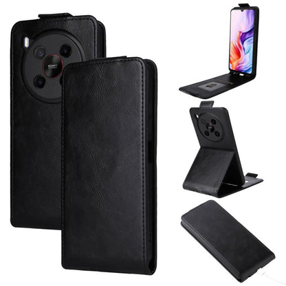 Magnetic Vertical Flip Leather Phone Case with Buckle, For ZTE Blade A35e Z2466, For ZTE nubia Neo 3 GT 5G, For ZTE nubia Focus 2 Ultra 5G, For ZTE nubia Focus 2 5G, For ZTE nubia Music 2, For ZTE Blade V70 Max, For ZTE nubia Neo 2