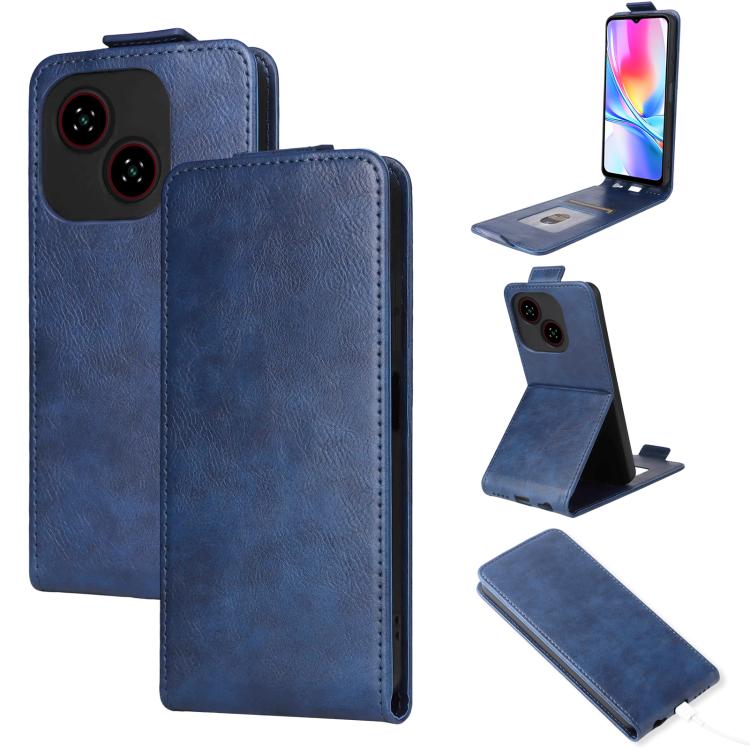Magnetic Vertical Flip Leather Phone Case with Buckle, For ZTE Blade A35e Z2466, For ZTE nubia Neo 3 GT 5G, For ZTE nubia Focus 2 Ultra 5G, For ZTE nubia Focus 2 5G, For ZTE nubia Music 2, For ZTE Blade V70 Max, For ZTE nubia Neo 2