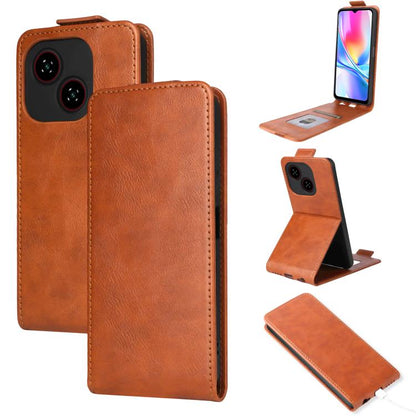 Magnetic Vertical Flip Leather Phone Case with Buckle, For ZTE Blade A35e Z2466, For ZTE nubia Neo 3 GT 5G, For ZTE nubia Focus 2 Ultra 5G, For ZTE nubia Focus 2 5G, For ZTE nubia Music 2, For ZTE Blade V70 Max, For ZTE nubia Neo 2