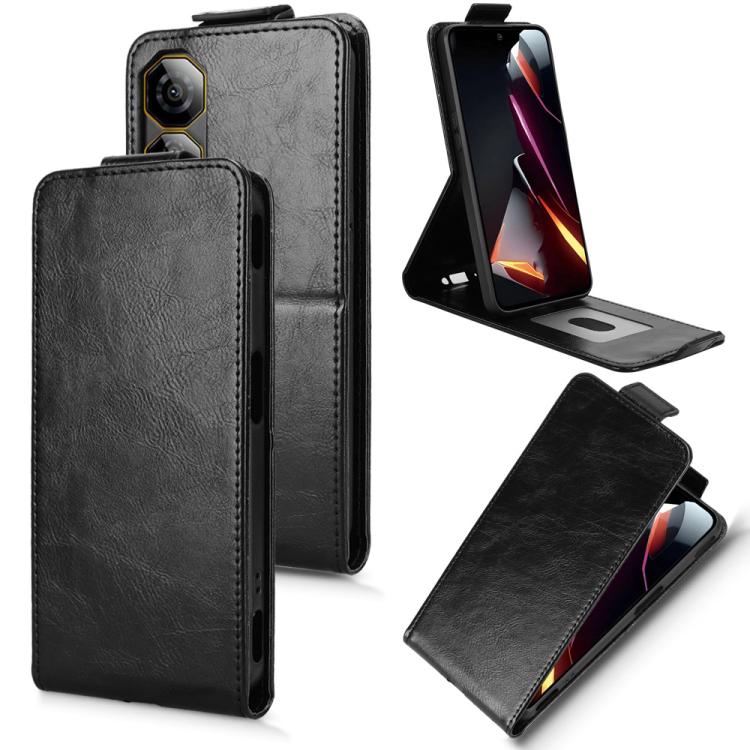 Magnetic Vertical Flip Leather Phone Case with Buckle, For ZTE Blade A35e Z2466, For ZTE nubia Neo 3 GT 5G, For ZTE nubia Focus 2 Ultra 5G, For ZTE nubia Focus 2 5G, For ZTE nubia Music 2, For ZTE Blade V70 Max, For ZTE nubia Neo 2