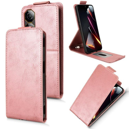 Magnetic Vertical Flip Leather Phone Case with Buckle, For ZTE Blade A35e Z2466, For ZTE nubia Neo 3 GT 5G, For ZTE nubia Focus 2 Ultra 5G, For ZTE nubia Focus 2 5G, For ZTE nubia Music 2, For ZTE Blade V70 Max, For ZTE nubia Neo 2