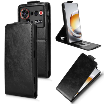 Magnetic Vertical Flip Leather Phone Case with Buckle, For ZTE nubia A57 4G, For ZTE nubia Air Pro 5G, For ZTE Kantan Sumaho5 A601ZT, For ZTE nubia Neo 5 Pro 5G, For ZTE nubia Neo 5 5G, For ZTE nubia Neo 5 GT 5G, For ZTE Optus X Value 5G               ...