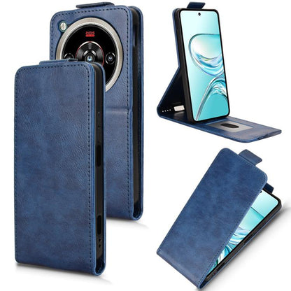 Magnetic Vertical Flip Leather Phone Case with Buckle, For ZTE Blade A35e Z2466, For ZTE nubia Neo 3 GT 5G, For ZTE nubia Focus 2 Ultra 5G, For ZTE nubia Focus 2 5G, For ZTE nubia Music 2, For ZTE Blade V70 Max, For ZTE nubia Neo 2