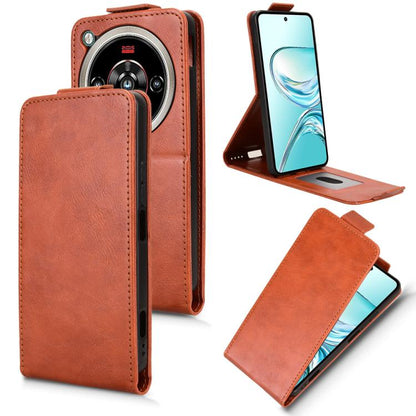 Magnetic Vertical Flip Leather Phone Case with Buckle, For ZTE Blade A35e Z2466, For ZTE nubia Neo 3 GT 5G, For ZTE nubia Focus 2 Ultra 5G, For ZTE nubia Focus 2 5G, For ZTE nubia Music 2, For ZTE Blade V70 Max, For ZTE nubia Neo 2