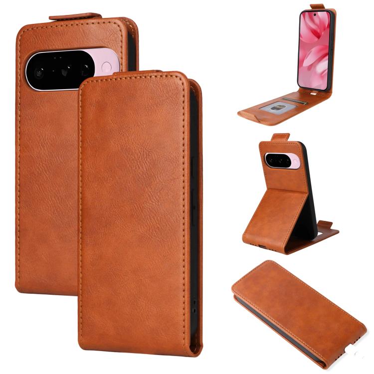 Magnetic Vertical Flip Leather Phone Case with Buckle, For Google Pixel 11 Pro XL, For Google Pixel 11 / 11 Pro, For Google Pixel 10 Pro XL 5G, For Google Pixel 10 5G / 10 Pro 5G