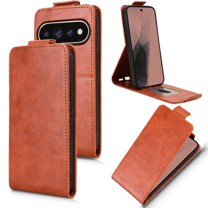 Magnetic Vertical Flip Leather Phone Case with Buckle, For Google Pixel 11 Pro XL, For Google Pixel 11 / 11 Pro, For Google Pixel 10 Pro XL 5G, For Google Pixel 10 5G / 10 Pro 5G