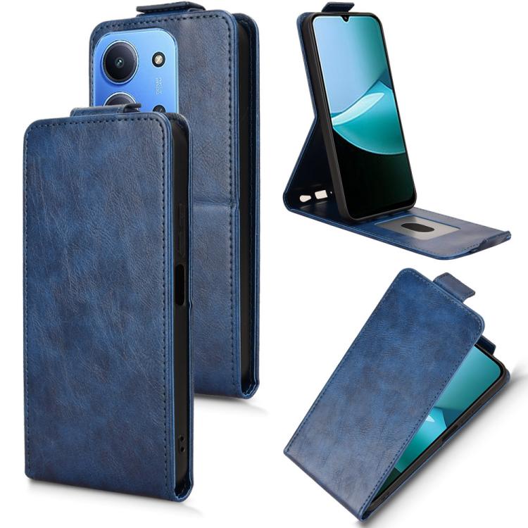 Magnetic Vertical Flip Leather Phone Case with Buckle, For Redmi Note 17 5G / 4G Global / 5G India 169.7mm, For Redmi 17C 5G, For Redmi 17 5G / 4G Global 170mm, For Redmi A7 Pro 171mm / Poco C85x 5G, For Redmi 15a 5G / R70 5G / R70m 5G                 ...