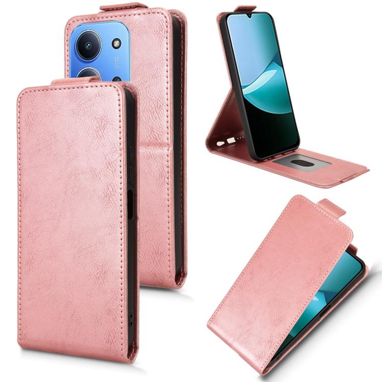 Magnetic Vertical Flip Leather Phone Case with Buckle, For Redmi Note 17 5G / 4G Global / 5G India 169.7mm, For Redmi 17C 5G, For Redmi 17 5G / 4G Global 170mm, For Redmi A7 Pro 171mm / Poco C85x 5G, For Redmi 15a 5G / R70 5G / R70m 5G                 ...