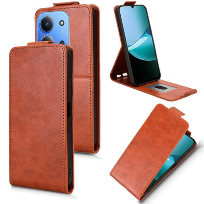 Magnetic Vertical Flip Leather Phone Case with Buckle, For Redmi Note 17 5G / 4G Global / 5G India 169.7mm, For Redmi 17C 5G, For Redmi 17 5G / 4G Global 170mm, For Redmi A7 Pro 171mm / Poco C85x 5G, For Redmi 15a 5G / R70 5G / R70m 5G                 ...