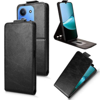 Magnetic Vertical Flip Leather Phone Case with Buckle, For Redmi Note 17 5G / 4G Global / 5G India 169.7mm, For Redmi 17C 5G, For Redmi 17 5G / 4G Global 170mm, For Redmi A7 Pro 171mm / Poco C85x 5G, For Redmi 15a 5G / R70 5G / R70m 5G                 ...