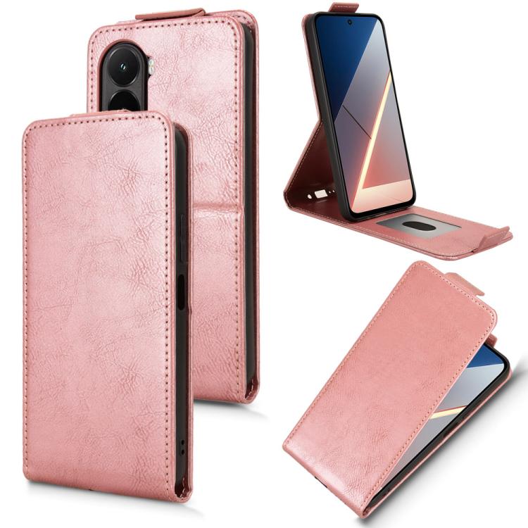 Magnetic Vertical Flip Leather Phone Case with Buckle, For Redmi Note 17 5G / 4G Global / 5G India 169.7mm, For Redmi 17C 5G, For Redmi 17 5G / 4G Global 170mm, For Redmi A7 Pro 171mm / Poco C85x 5G, For Redmi 15a 5G / R70 5G / R70m 5G                 ...