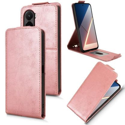 Magnetic Vertical Flip Leather Phone Case with Buckle, For Redmi Note 17 5G / 4G Global / 5G India 169.7mm, For Redmi 17C 5G, For Redmi 17 5G / 4G Global 170mm, For Redmi A7 Pro 171mm / Poco C85x 5G, For Redmi 15a 5G / R70 5G / R70m 5G                 ...