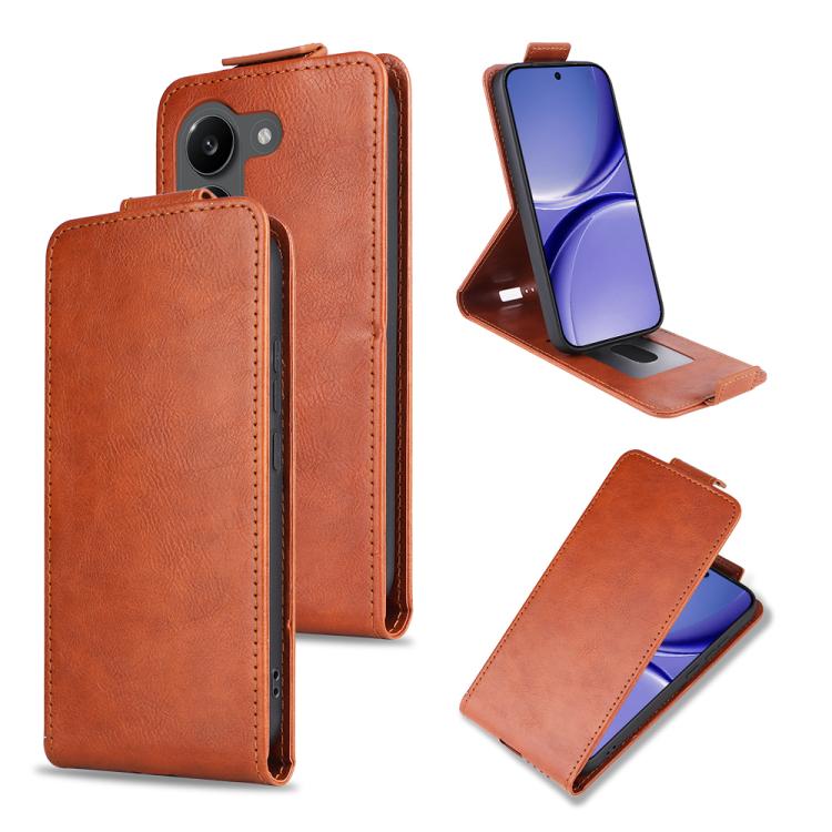 Magnetic Vertical Flip Leather Phone Case with Buckle, For Redmi Note 17 5G / 4G Global / 5G India 169.7mm, For Redmi 17C 5G, For Redmi 17 5G / 4G Global 170mm, For Redmi A7 Pro 171mm / Poco C85x 5G, For Redmi 15a 5G / R70 5G / R70m 5G                 ...