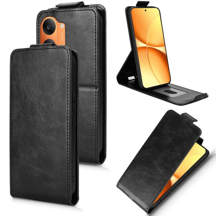 Magnetic Vertical Flip Leather Phone Case with Buckle, For Redmi Note 17 5G / 4G Global / 5G India 169.7mm, For Redmi 17C 5G, For Redmi 17 5G / 4G Global 170mm, For Redmi A7 Pro 171mm / Poco C85x 5G, For Redmi 15a 5G / R70 5G / R70m 5G                 ...