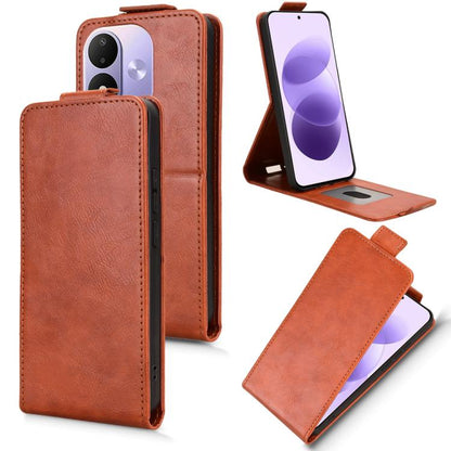 Magnetic Vertical Flip Leather Phone Case with Buckle, For Redmi Note 17 5G / 4G Global / 5G India 169.7mm, For Redmi 17C 5G, For Redmi 17 5G / 4G Global 170mm, For Redmi A7 Pro 171mm / Poco C85x 5G, For Redmi 15a 5G / R70 5G / R70m 5G                 ...