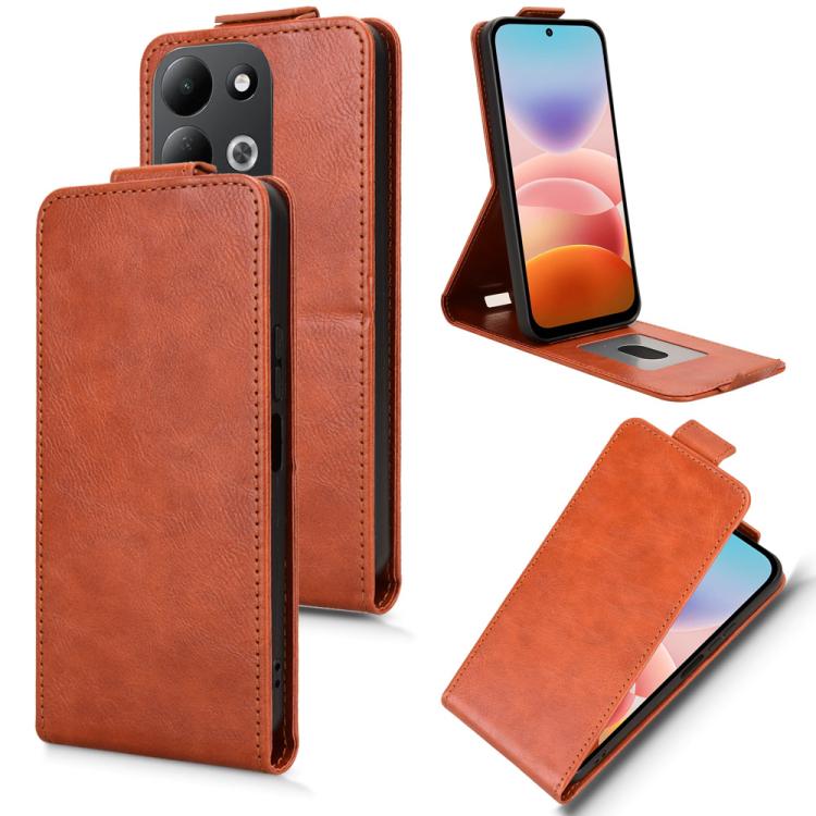Magnetic Vertical Flip Leather Phone Case with Buckle, For Redmi Note 17 5G / 4G Global / 5G India 169.7mm, For Redmi 17C 5G, For Redmi 17 5G / 4G Global 170mm, For Redmi A7 Pro 171mm / Poco C85x 5G, For Redmi 15a 5G / R70 5G / R70m 5G                 ...