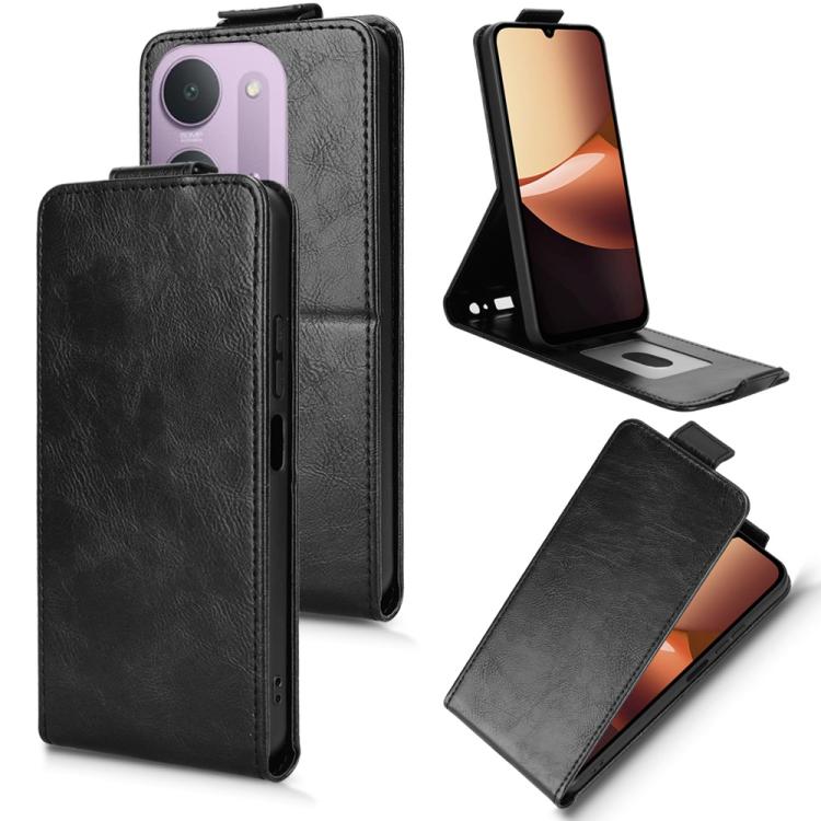 Magnetic Vertical Flip Leather Phone Case with Buckle, For Redmi Note 17 5G / 4G Global / 5G India 169.7mm, For Redmi 17C 5G, For Redmi 17 5G / 4G Global 170mm, For Redmi A7 Pro 171mm / Poco C85x 5G, For Redmi 15a 5G / R70 5G / R70m 5G                 ...