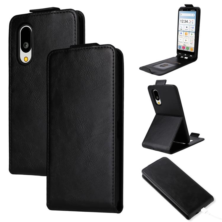 Magnetic Vertical Flip Leather Phone Case with Buckle, For Sharp Aquos R11, For Sharp Aquos R10, For Sharp Aquos wish5, For Sharp Basio Active3