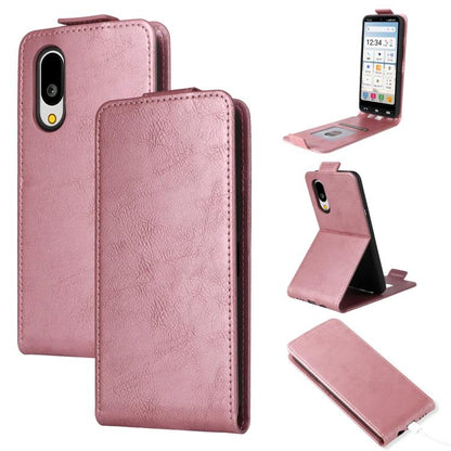 Magnetic Vertical Flip Leather Phone Case with Buckle, For Sharp Aquos R11, For Sharp Aquos R10, For Sharp Aquos wish5, For Sharp Basio Active3