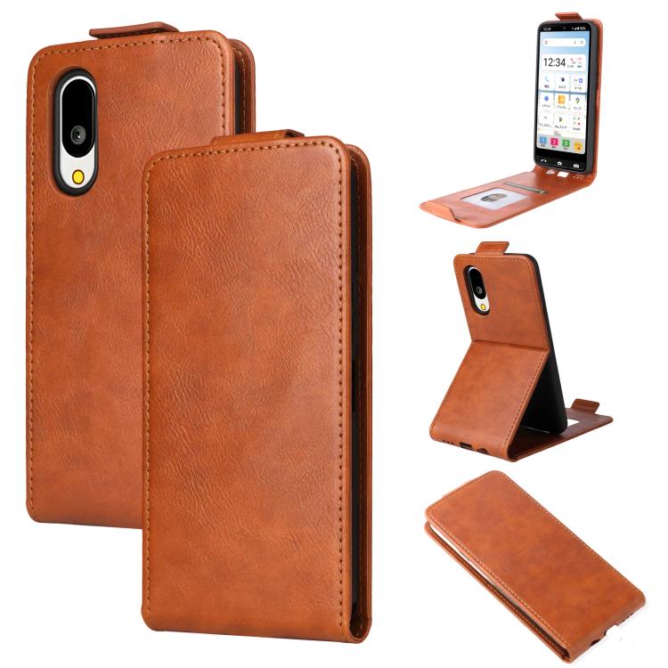 Magnetic Vertical Flip Leather Phone Case with Buckle, For Sharp Aquos R11, For Sharp Aquos R10, For Sharp Aquos wish5, For Sharp Basio Active3