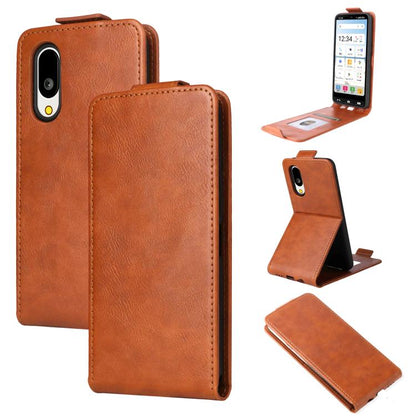 Magnetic Vertical Flip Leather Phone Case with Buckle, For Sharp Aquos R11, For Sharp Aquos R10, For Sharp Aquos wish5, For Sharp Basio Active3