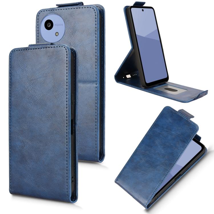 Magnetic Vertical Flip Leather Phone Case with Buckle, For Sharp Aquos R11, For Sharp Aquos R10, For Sharp Aquos wish5, For Sharp Basio Active3