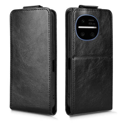 Magnetic Vertical Flip Leather Phone Case with Buckle, For Sharp Aquos R11, For Sharp Aquos R10, For Sharp Aquos wish5, For Sharp Basio Active3