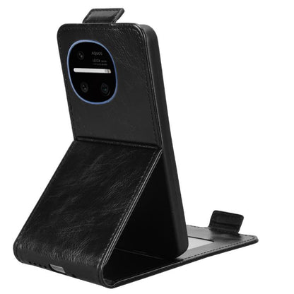 Magnetic Vertical Flip Leather Phone Case with Buckle, For Sharp Aquos R11, For Sharp Aquos R10, For Sharp Aquos wish5, For Sharp Basio Active3