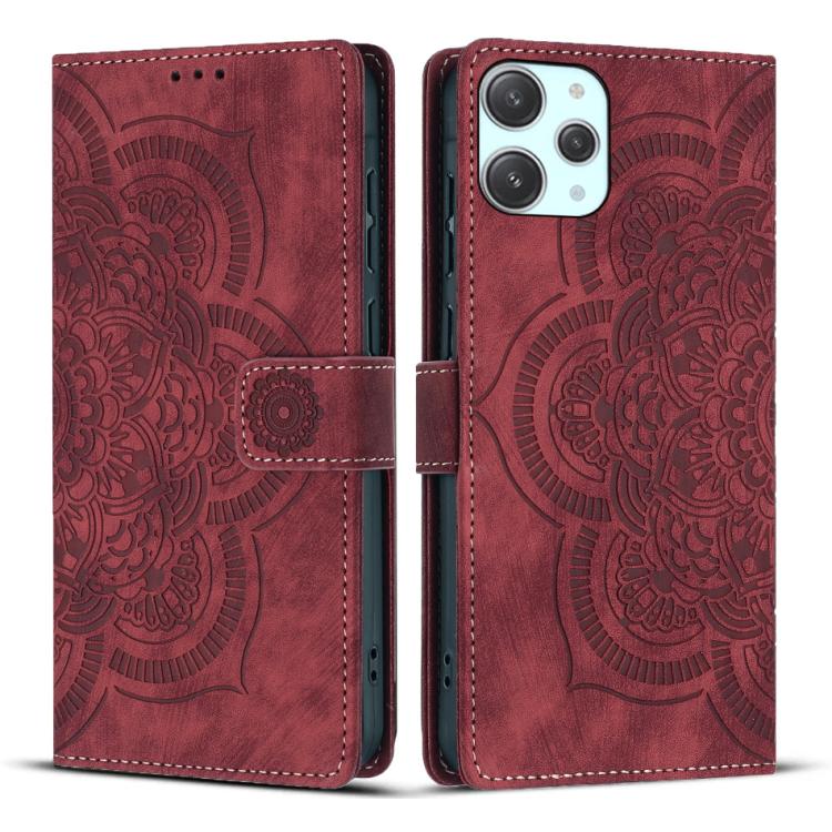 Mandala Embossed Retro Frosted Leather Phone Case, For Xiaomi 17T Pro 5G, For Xiaomi 17T 5G, For Xiaomi 15T Pro 5G, For Xiaomi 15T 5G, For Xiaomi 14T Pro, For Xiaomi 14T, For Xiaomi Poco M6 Pro 5G / Redmi 12, For Xiaomi 13T / 13T Pro                   ...