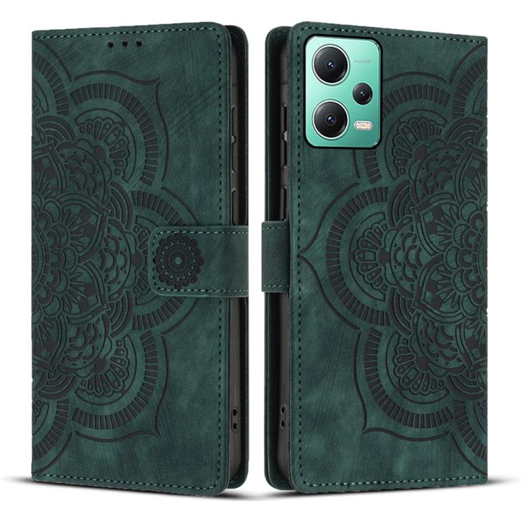 Mandala Embossed Retro Frosted Leather Phone Case, For Xiaomi 17T Pro 5G, For Xiaomi 17T 5G, For Xiaomi 15T Pro 5G, For Xiaomi 15T 5G, For Xiaomi 14T Pro, For Xiaomi 14T, For Xiaomi Poco M6 Pro 5G / Redmi 12, For Xiaomi 13T / 13T Pro                   ...