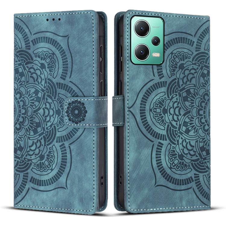 Mandala Embossed Retro Frosted Leather Phone Case, For Xiaomi 17T Pro 5G, For Xiaomi 17T 5G, For Xiaomi 15T Pro 5G, For Xiaomi 15T 5G, For Xiaomi 14T Pro, For Xiaomi 14T, For Xiaomi Poco M6 Pro 5G / Redmi 12, For Xiaomi 13T / 13T Pro                   ...