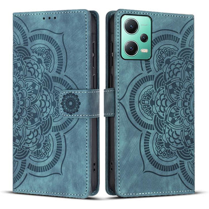 Mandala Embossed Retro Frosted Leather Phone Case, For Xiaomi 17T Pro 5G, For Xiaomi 17T 5G, For Xiaomi 15T Pro 5G, For Xiaomi 15T 5G, For Xiaomi 14T Pro, For Xiaomi 14T, For Xiaomi Poco M6 Pro 5G / Redmi 12, For Xiaomi 13T / 13T Pro                   ...