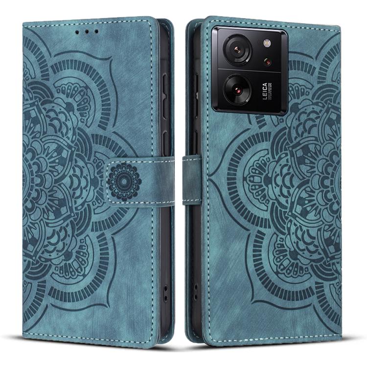 Mandala Embossed Retro Frosted Leather Phone Case, For Xiaomi 17T Pro 5G, For Xiaomi 17T 5G, For Xiaomi 15T Pro 5G, For Xiaomi 15T 5G, For Xiaomi 14T Pro, For Xiaomi 14T, For Xiaomi Poco M6 Pro 5G / Redmi 12, For Xiaomi 13T / 13T Pro                   ...