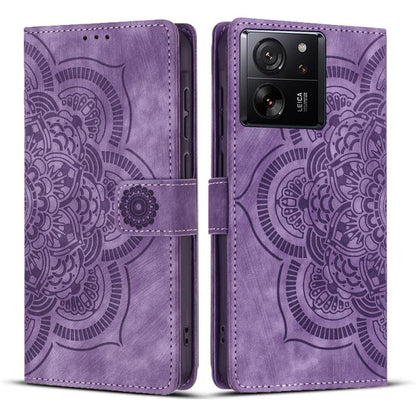 Mandala Embossed Retro Frosted Leather Phone Case, For Xiaomi 17T Pro 5G, For Xiaomi 17T 5G, For Xiaomi 15T Pro 5G, For Xiaomi 15T 5G, For Xiaomi 14T Pro, For Xiaomi 14T, For Xiaomi Poco M6 Pro 5G / Redmi 12, For Xiaomi 13T / 13T Pro                   ...