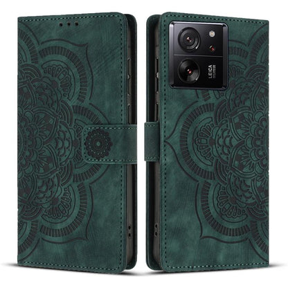Mandala Embossed Retro Frosted Leather Phone Case, For Xiaomi 17T Pro 5G, For Xiaomi 17T 5G, For Xiaomi 15T Pro 5G, For Xiaomi 15T 5G, For Xiaomi 14T Pro, For Xiaomi 14T, For Xiaomi Poco M6 Pro 5G / Redmi 12, For Xiaomi 13T / 13T Pro                   ...
