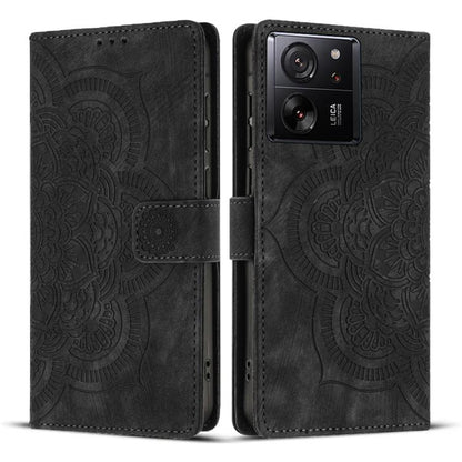 Mandala Embossed Retro Frosted Leather Phone Case, For Xiaomi 17T Pro 5G, For Xiaomi 17T 5G, For Xiaomi 15T Pro 5G, For Xiaomi 15T 5G, For Xiaomi 14T Pro, For Xiaomi 14T, For Xiaomi Poco M6 Pro 5G / Redmi 12, For Xiaomi 13T / 13T Pro                   ...