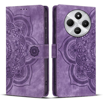 Mandala Embossed Retro Frosted Leather Phone Case, For Redmi Note 17 5G / 4G Global 169.7mm, For Redmi Note 17 Pro Max 5G Global 163.4mm, For Redmi Note 17 Pro 5G Global 163.5mm, For Redmi 17 5G / 4G Global 170mm, For Redmi Note 15 Pro+ 5G Global 163.3...