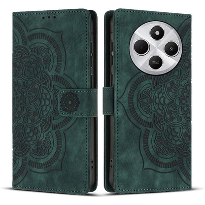 Mandala Embossed Retro Frosted Leather Phone Case, For Redmi Note 17 5G / 4G Global 169.7mm, For Redmi Note 17 Pro Max 5G Global 163.4mm, For Redmi Note 17 Pro 5G Global 163.5mm, For Redmi 17 5G / 4G Global 170mm, For Redmi Note 15 Pro+ 5G Global 163.3...