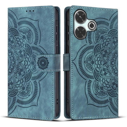 Mandala Embossed Retro Frosted Leather Phone Case, For Redmi Note 17 5G / 4G Global 169.7mm, For Redmi Note 17 Pro Max 5G Global 163.4mm, For Redmi Note 17 Pro 5G Global 163.5mm, For Redmi 17 5G / 4G Global 170mm, For Redmi Note 15 Pro+ 5G Global 163.3...