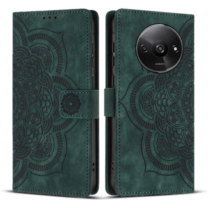 Mandala Embossed Retro Frosted Leather Phone Case, For Redmi Note 17 5G / 4G Global 169.7mm, For Redmi Note 17 Pro Max 5G Global 163.4mm, For Redmi Note 17 Pro 5G Global 163.5mm, For Redmi 17 5G / 4G Global 170mm, For Redmi Note 15 Pro+ 5G Global 163.3...