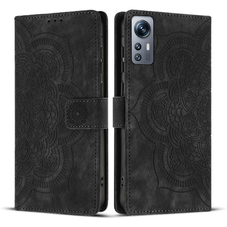 Mandala Embossed Retro Frosted Leather Phone Case, For Redmi Note 13 4G, For Redmi 13C 4G / 5G, For Redmi Note 13 5G, For Redmi Note 13 Pro 5G, For Redmi Note 11S / 12S, For Redmi Note 12 4G, For Redmi Note 11 Pro 4G / 5G